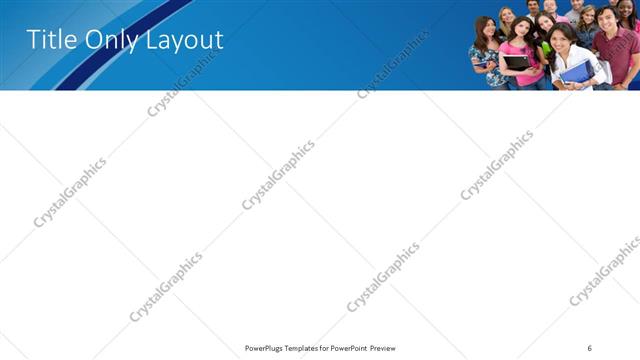 Title Only presentation slide layout