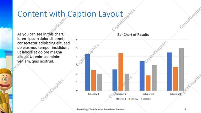 Content with Caption presentation slide layout