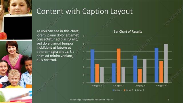 Content with Caption presentation slide layout