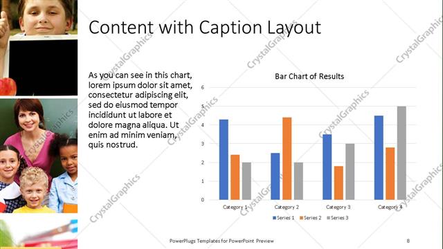 Content with Caption presentation slide layout