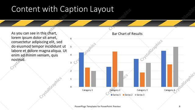 Content with Caption presentation slide layout