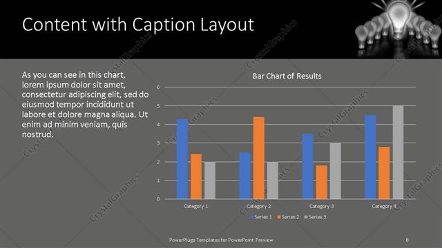 Content with Caption presentation slide layout