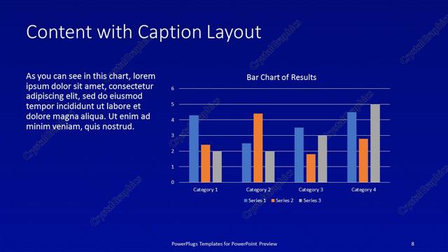 Content with Caption presentation slide layout