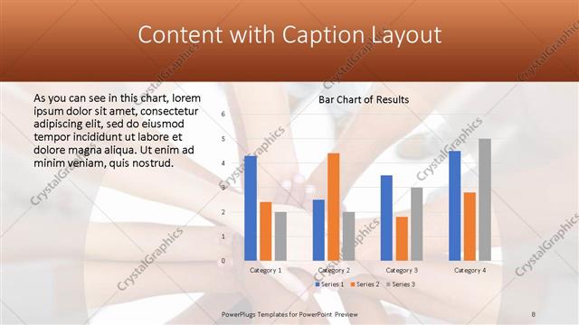 Content with Caption presentation slide layout