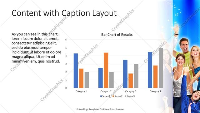 Content with Caption presentation slide layout