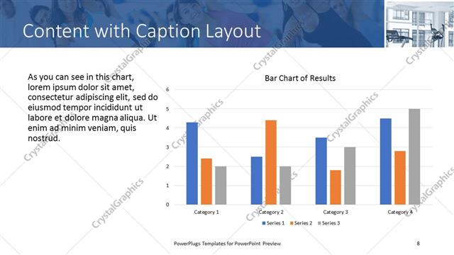 Content with Caption presentation slide layout