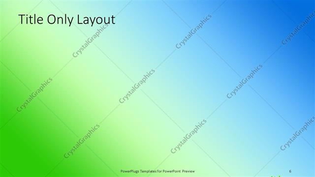 Title Only presentation slide layout