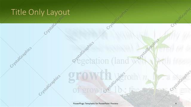 Title Only presentation slide layout