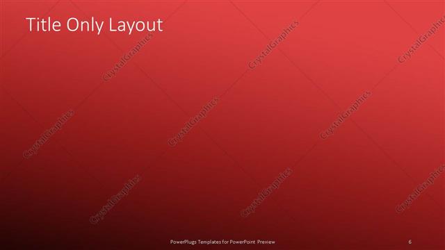 Title Only presentation slide layout