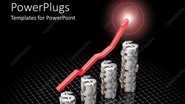  Presentation with economy - The growth of the economy in dollars