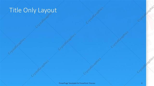 Title Only presentation slide layout