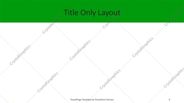 Title Only presentation slide layout