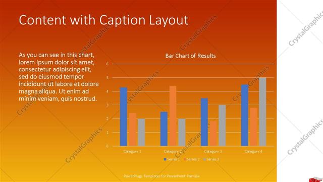 Content with Caption presentation slide layout
