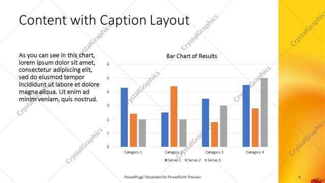 Content with Caption presentation slide layout
