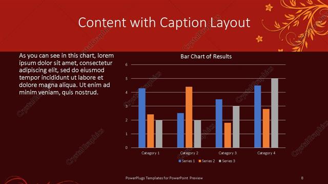 Content with Caption presentation slide layout