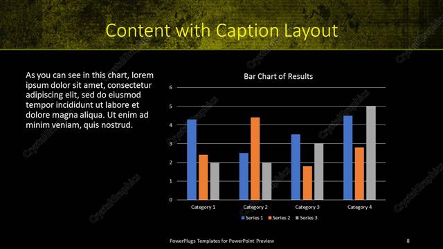 Content with Caption presentation slide layout