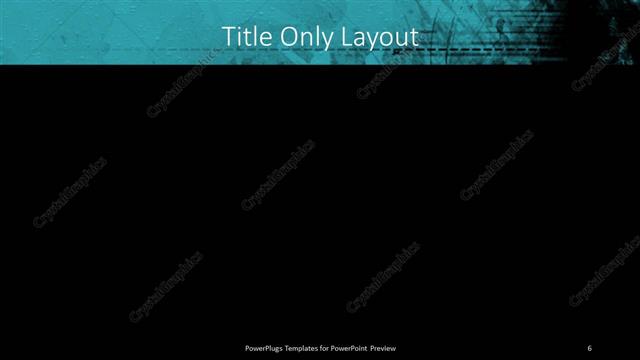 Title Only presentation slide layout
