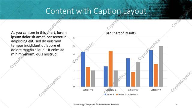 Content with Caption presentation slide layout