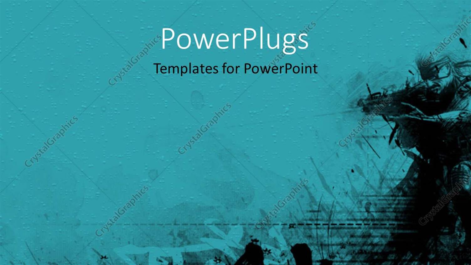 Featuring Grunge Textures Background in Blue and Black