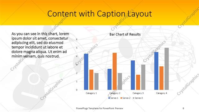 Content with Caption presentation slide layout