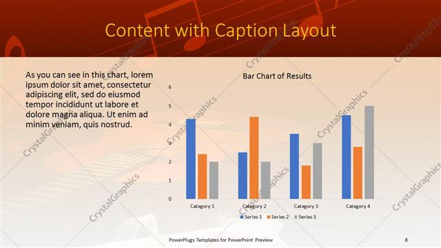 Content with Caption presentation slide layout