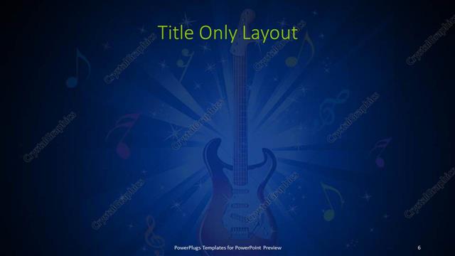 Title Only presentation slide layout