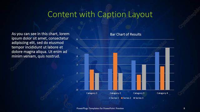 Content with Caption presentation slide layout