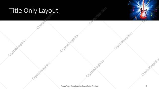 Title Only presentation slide layout