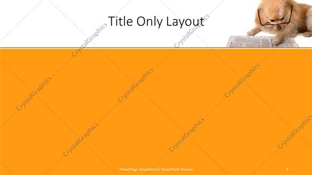 Title Only presentation slide layout