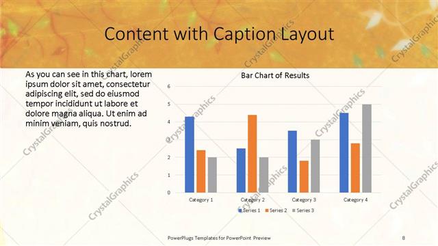 Content with Caption presentation slide layout