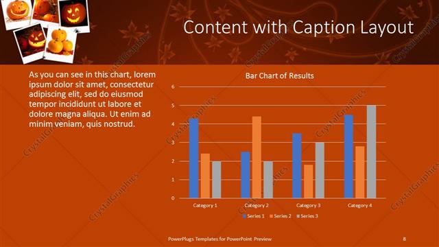 Content with Caption presentation slide layout