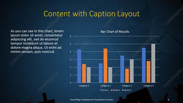 Content with Caption presentation slide layout