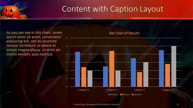 Content with Caption presentation slide layout