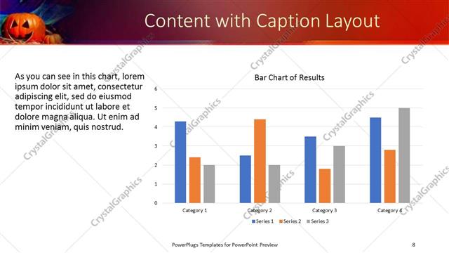 Content with Caption presentation slide layout