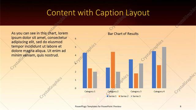 Content with Caption presentation slide layout