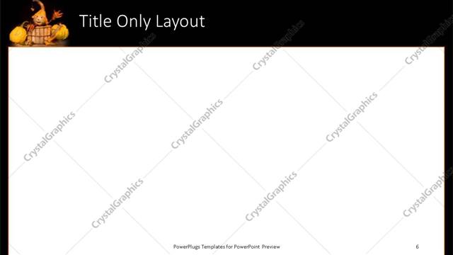 Title Only presentation slide layout