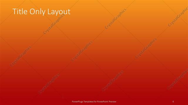 Title Only presentation slide layout