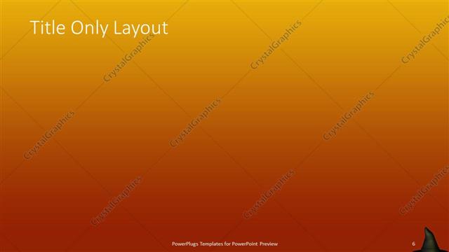 Title Only presentation slide layout