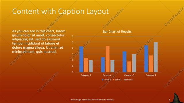Content with Caption presentation slide layout