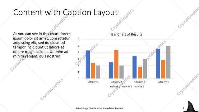 Content with Caption presentation slide layout