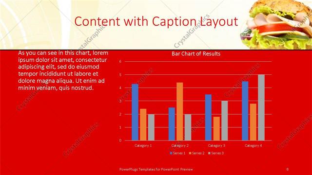 Content with Caption presentation slide layout