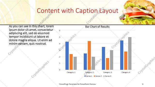 Content with Caption presentation slide layout