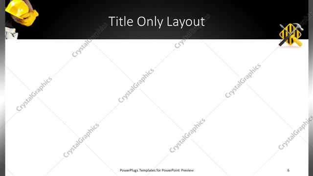 Title Only presentation slide layout