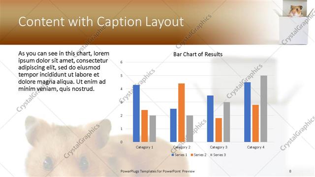 Content with Caption presentation slide layout