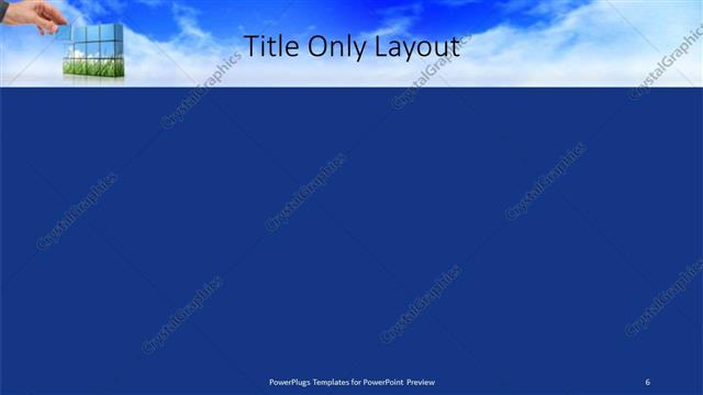 Title Only presentation slide layout