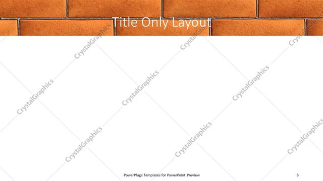 Title Only presentation slide layout