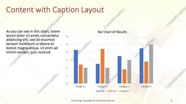 Content with Caption presentation slide layout