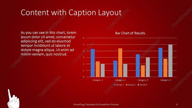 Content with Caption presentation slide layout