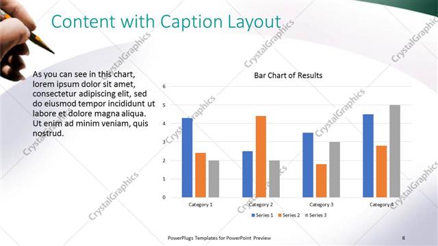Content with Caption presentation slide layout