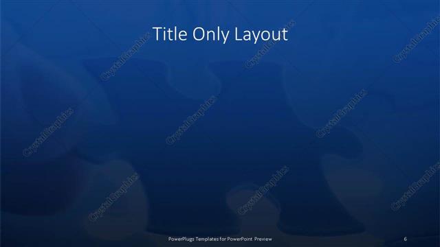 Title Only presentation slide layout